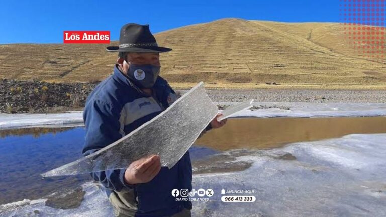 Alertan descenso de temperatura hasta -17 °C en zonas altas de Puno