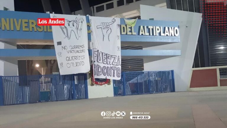 Estudiantes de Odontología y Nutrición toman la UNA-Puno