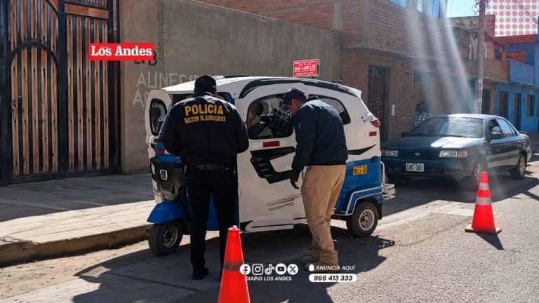 Asalto a mano armada a mototaxi desata pánico en Juliaca