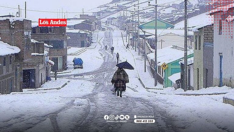 Senamhi alerta nevadas de hasta 8 centímetros en Puno
