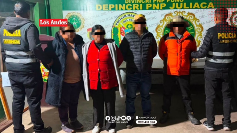 Desarticulan banda “Los Villanos de Juliaca” investigada por presunto secuestro