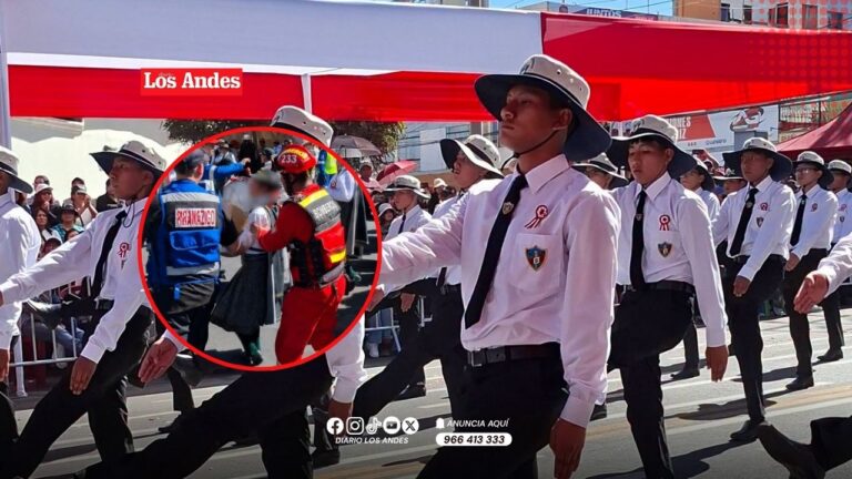 Más de 100 escolares se descompensaron durante desfile Campeón de Campeones UGEL Norte