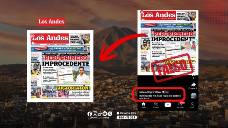 Diario Los Andes denuncia manipulación de su portada y alerta sobre información falsa