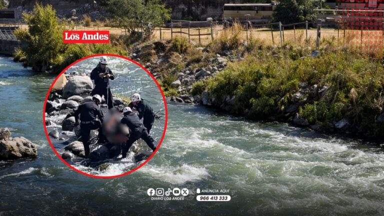 Hallan cuerpo de varón en el río Chili a la altura del puente San Martín en Vallecito
