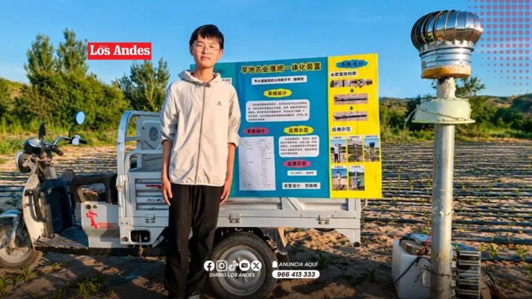 Estudiante de 14 años crea sistema que produce agua del aire en el desierto
