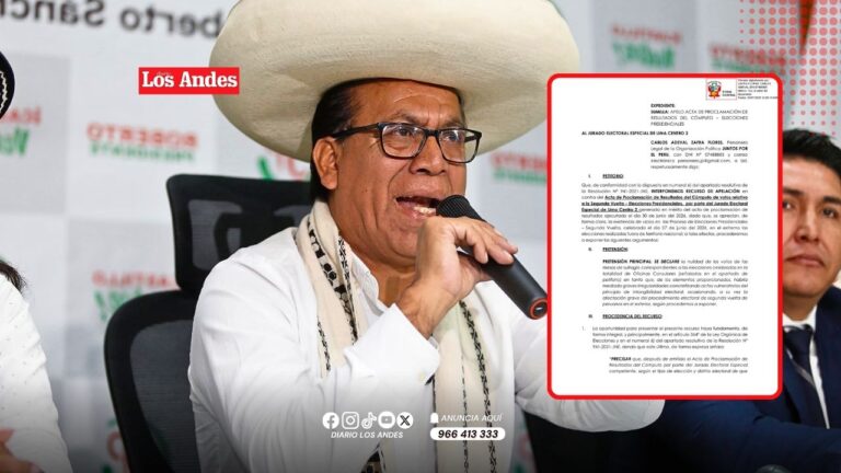 Juntos por el Perú solicita revisar resultados del voto en el extranjero