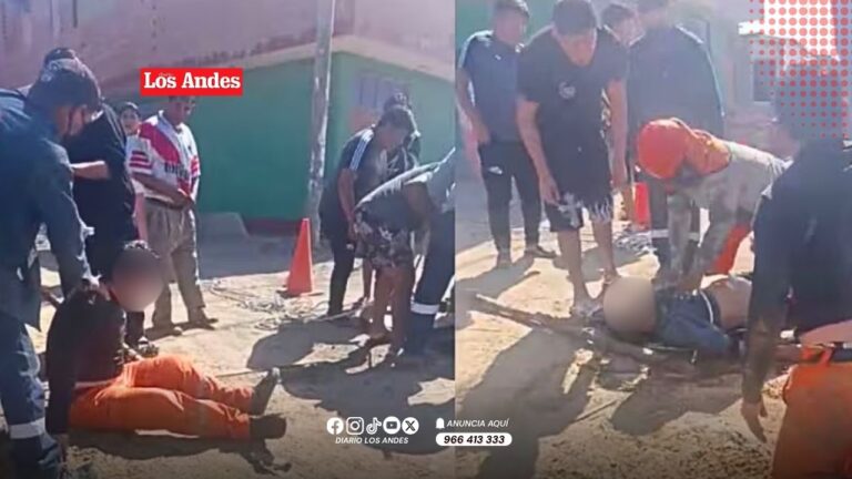 Dos obreros afectados por presunta exposición a gases en obra de Chala