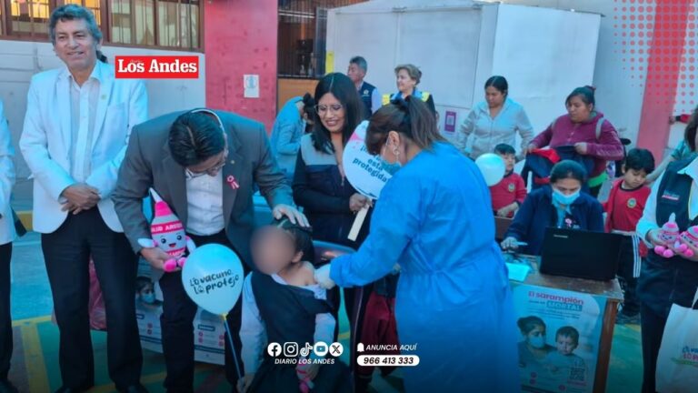 Sarampión en Arequipa: casos aumentan a 61 y refuerzan vacunación en colegios