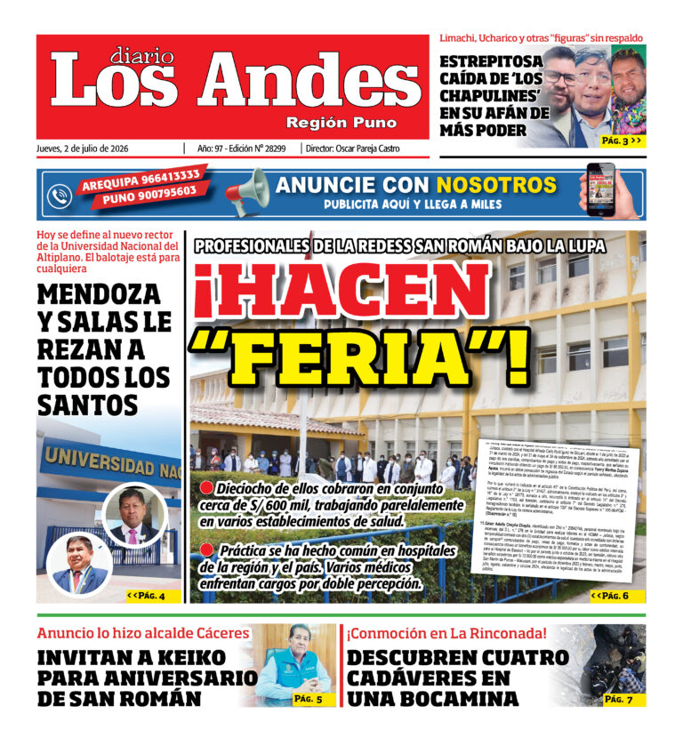 DIARIO LOS ANDES PUNO: 02/07/26