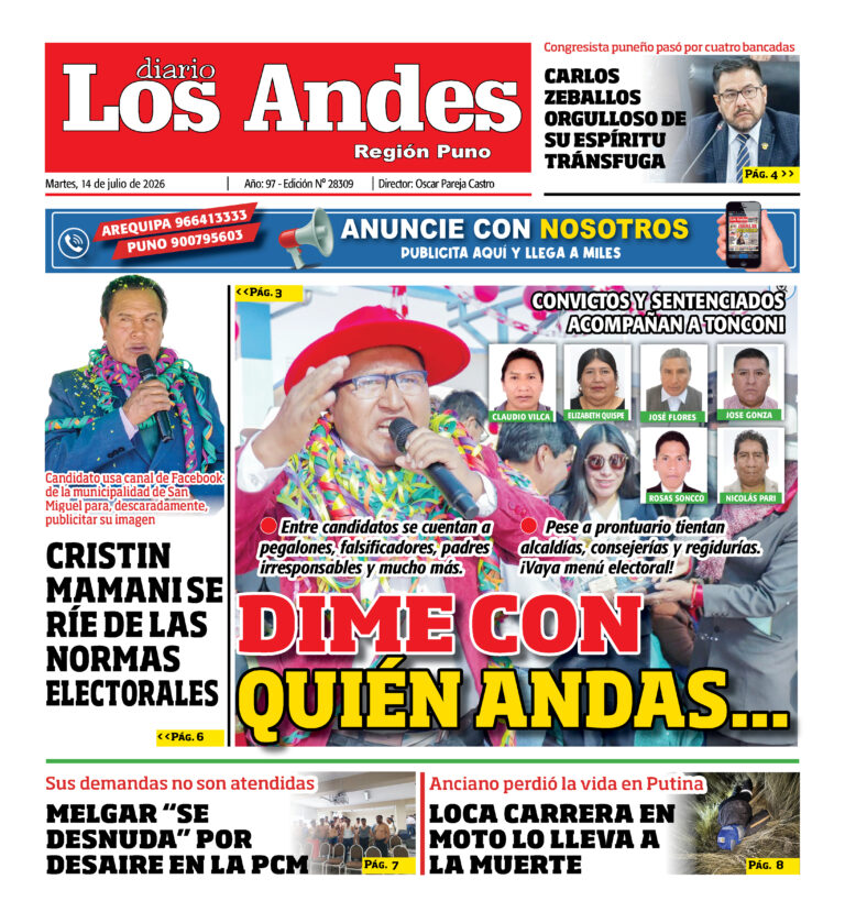 DIARIO LOS ANDES PUNO: 14/07/26