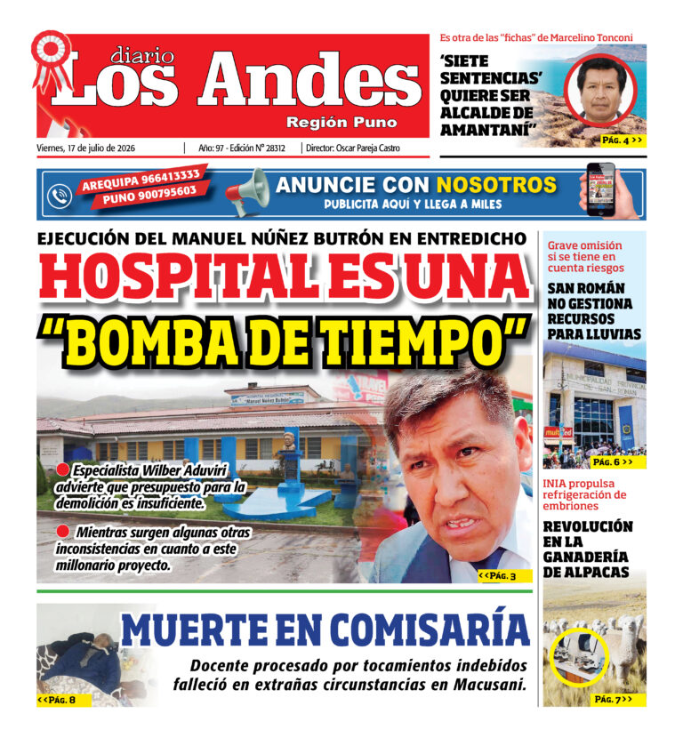 DIARIO LOS ANDES PUNO: 17/07/26