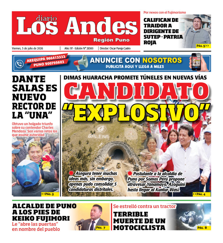 DIARIO LOS ANDES PUNO: 03/07/26
