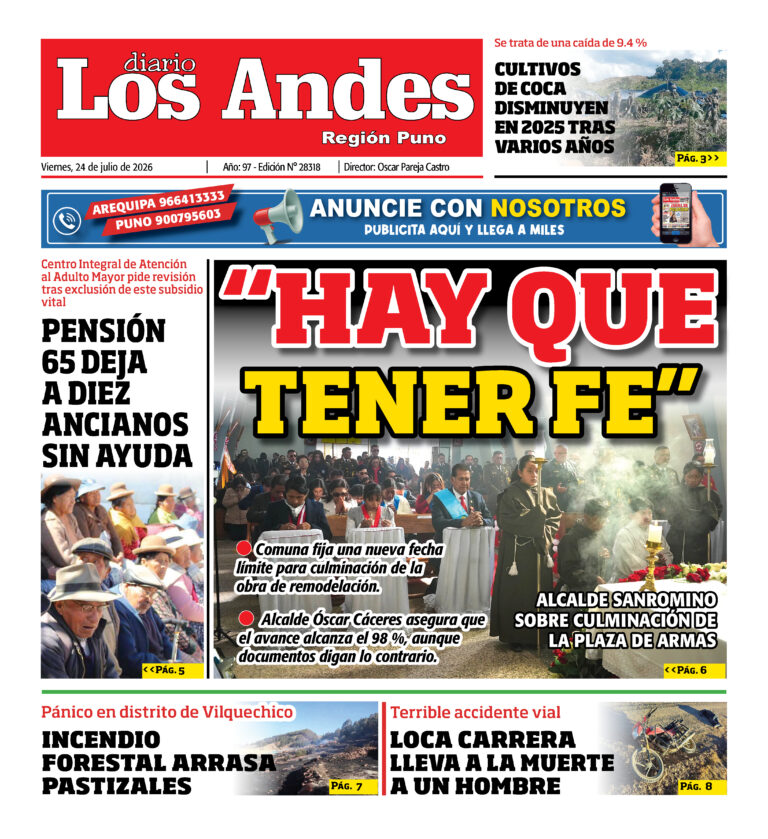 DIARIO LOS ANDES PUNO: 24/07/26