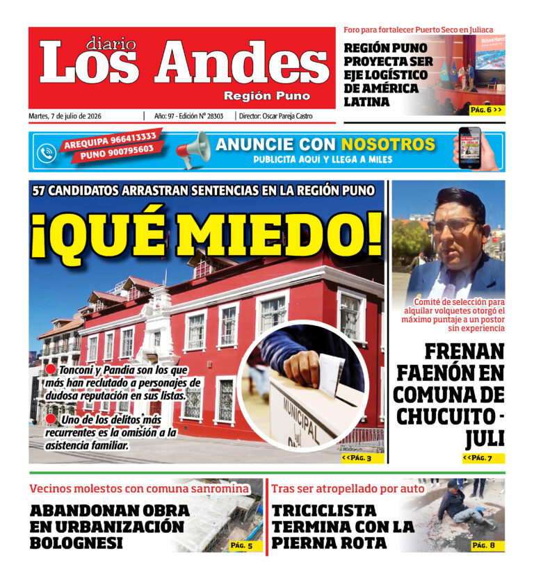 DIARIO LOS ANDES PUNO: 07/07/26