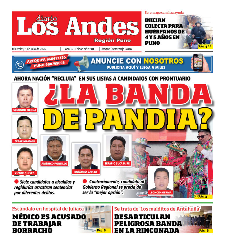 DIARIO LOS ANDES PUNO: 08/07/26