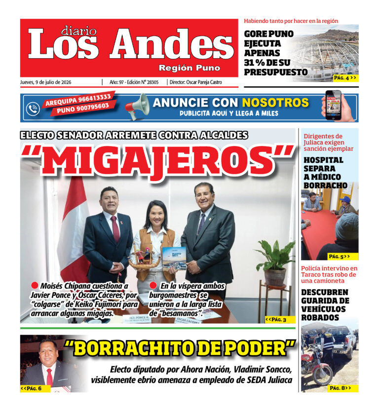 DIARIO LOS ANDES PUNO: 09/07/26