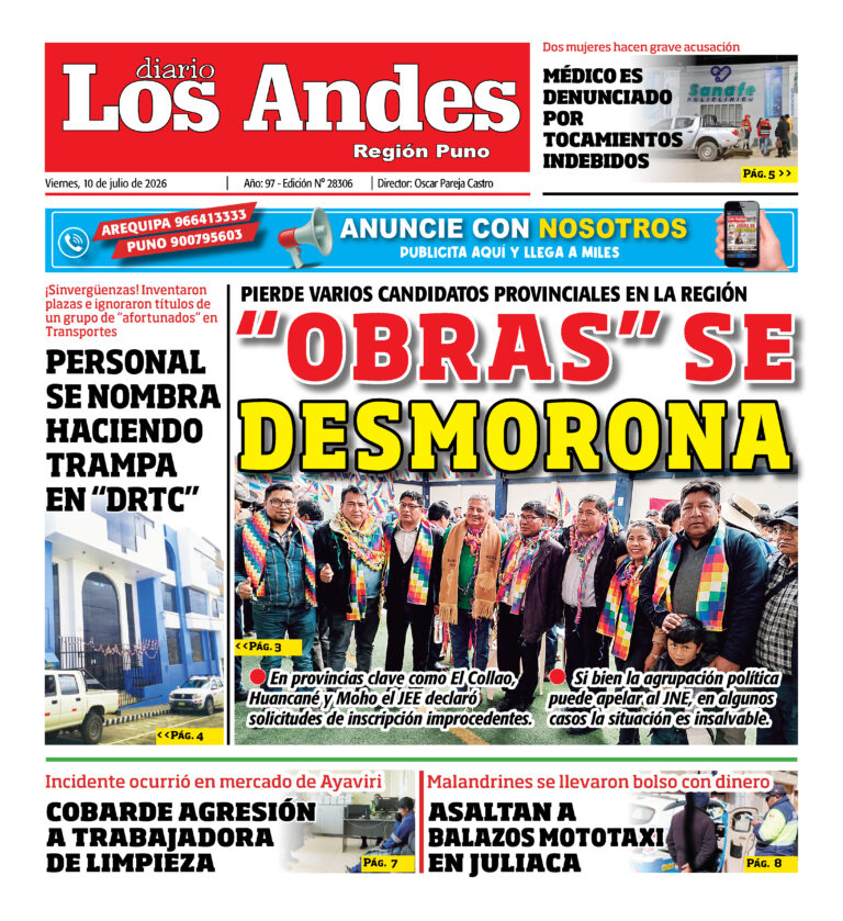 DIARIO LOS ANDES PUNO: 10/07/26
