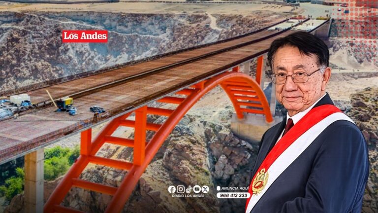 Presidente José María Balcazar llegó a la ciudad para inaugurar el puente Virgen de Chapi