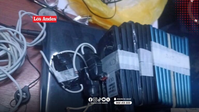 Arequipa: Incautan 36 celulares y accesorios de comunicación en el penal de Socabaya