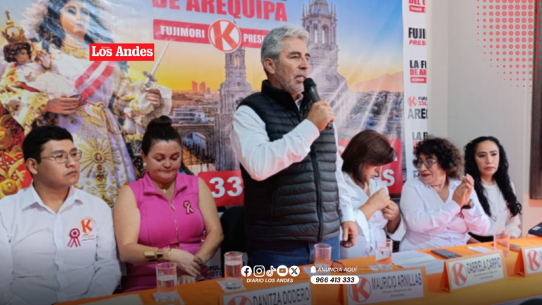 Fujimorismo asegura que obras en Arequipa serán una prioridad