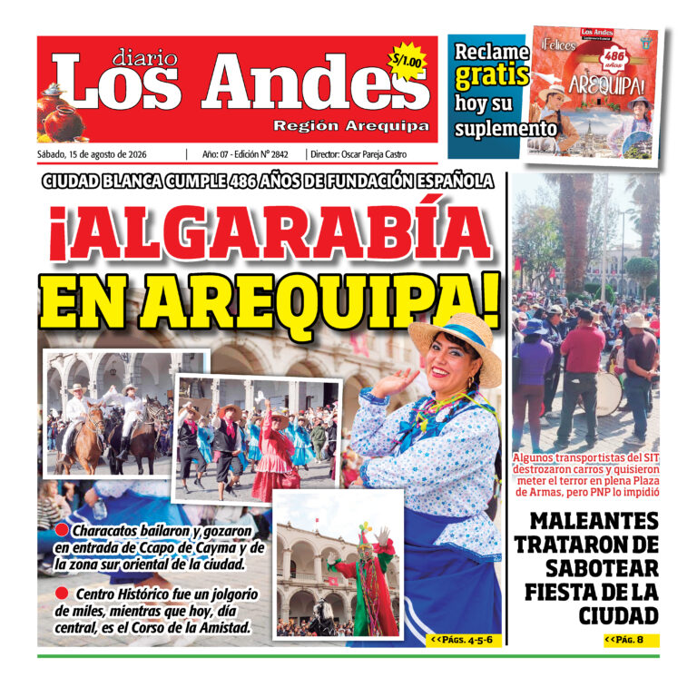 DIARIO LOS ANDES AREQUIPA: 15/08/26