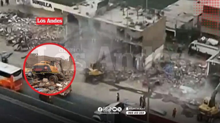 Demuelen viviendas en la Panamericana Norte para habilitar vía auxiliar