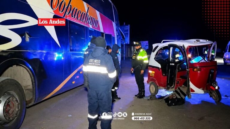 Choque entre moto torito y bus deja un fallecido y herido grave en Juliaca