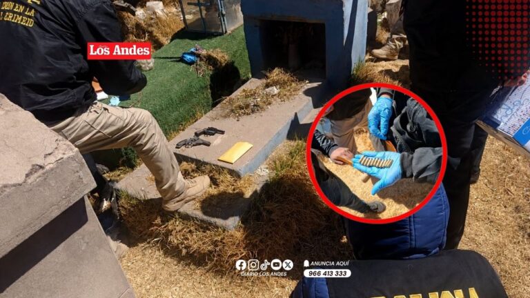 Hallan armas y municiones en el cementerio de San Miguel