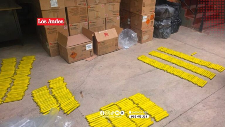 Detienen a sujeto con explosivos y un camión en San Miguel