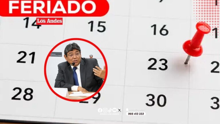 MEF propone trasladar los feriados al lunes a partir de 2027