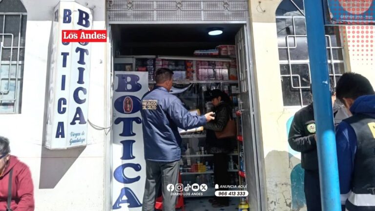 En Puno encuentran medicamentos vencidos y de uso público en farmacias
