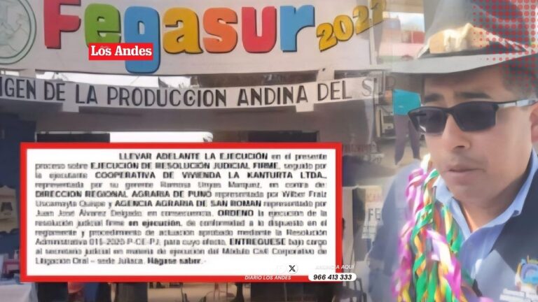 GORE Puno se adueña de campo ferial pese a sentencia judicial