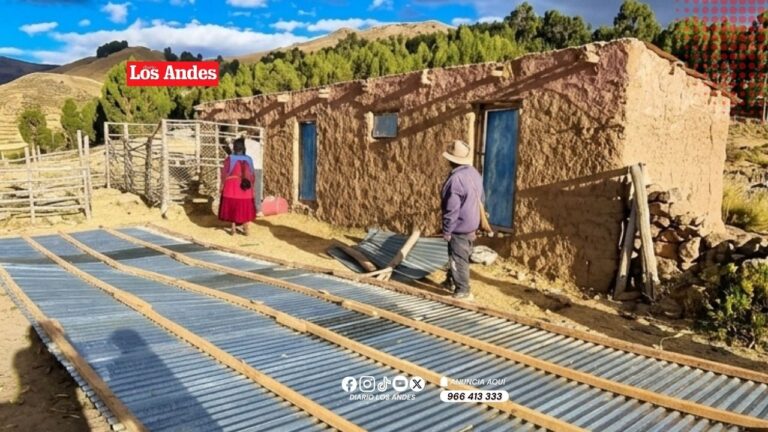 Fuertes vientos dañan viviendas y cobertizos en comunidades de Chupa