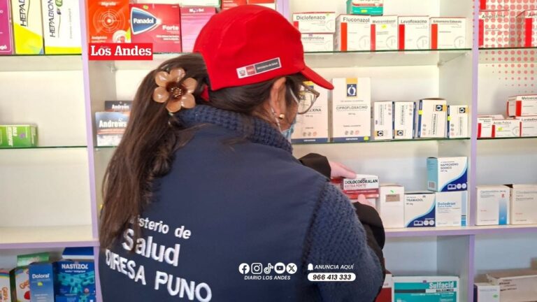 Incautan medicamentos ilegales y falsificados durante operativo en Juliaca