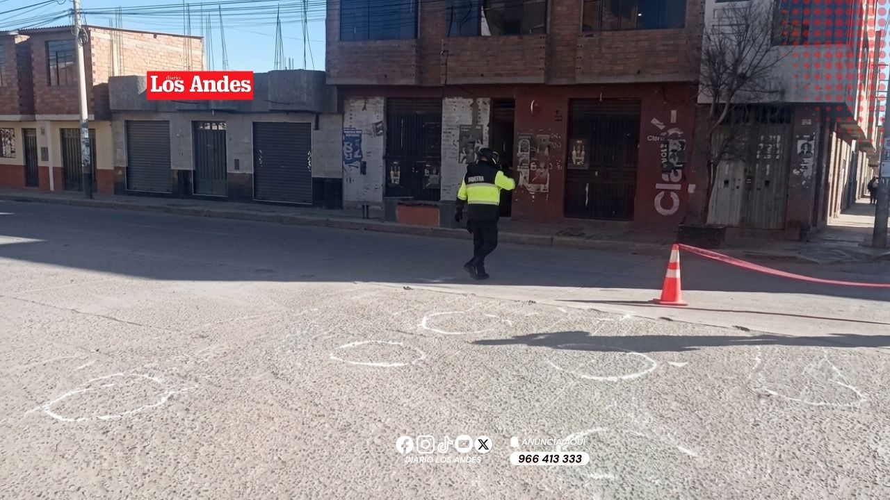 Balacera contra vivienda alarma a vecinos en Juliaca