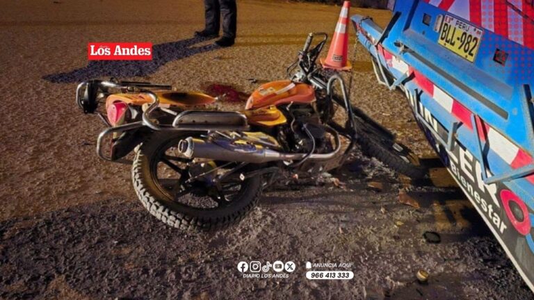 Motociclista gravemente herido tras impactar contra tráiler en Ilave