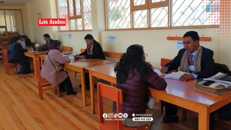 Más de 7 mil docentes en Puno rindieron evaluación de lengua indígena