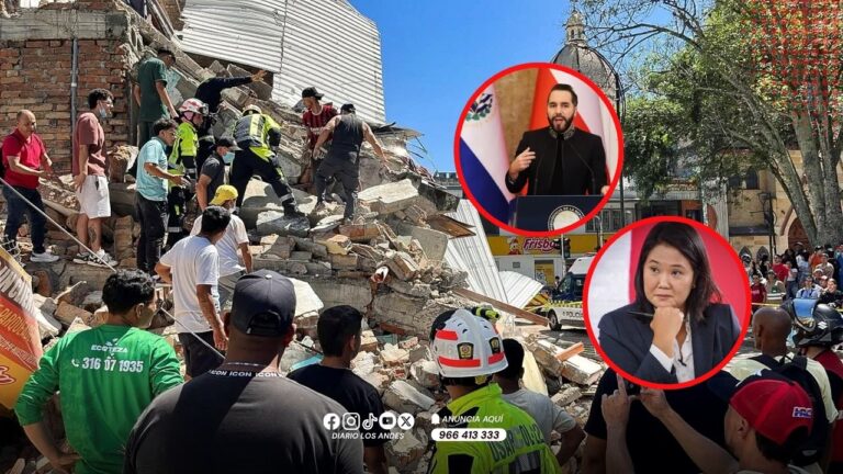 Bukele ofrece ayuda a Colombia tras terremoto, keiko aún no se pronuncia