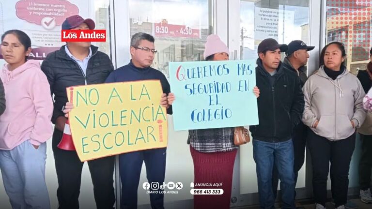 Huancayo: Alcalde escolar crítica la reacción tardía frente a violencia escolar