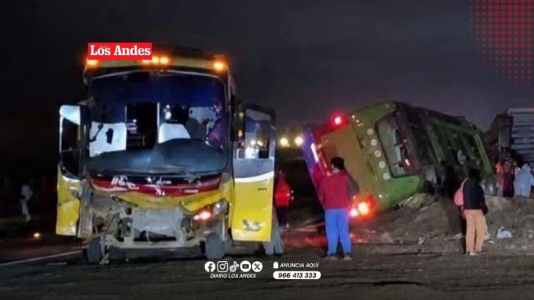 Choque de buses en Nasca deja 31 heridos