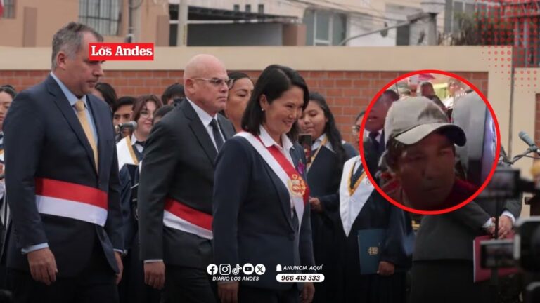 Tacna: sujeto detenido tras ataque al vehículo presidencial de Keiko Fujimori