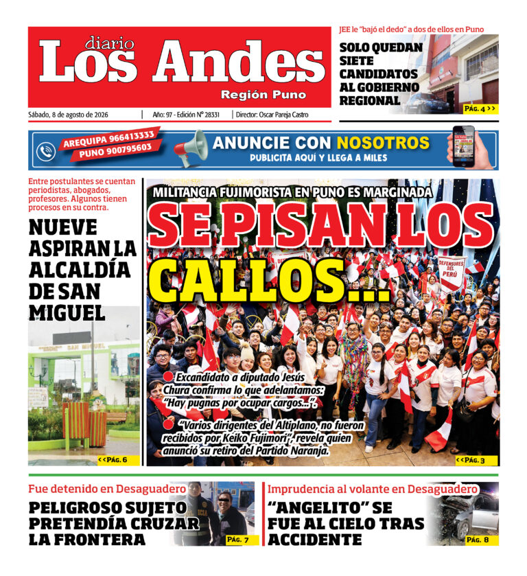 DIARIO LOS ANDES PUNO: 08/08/26