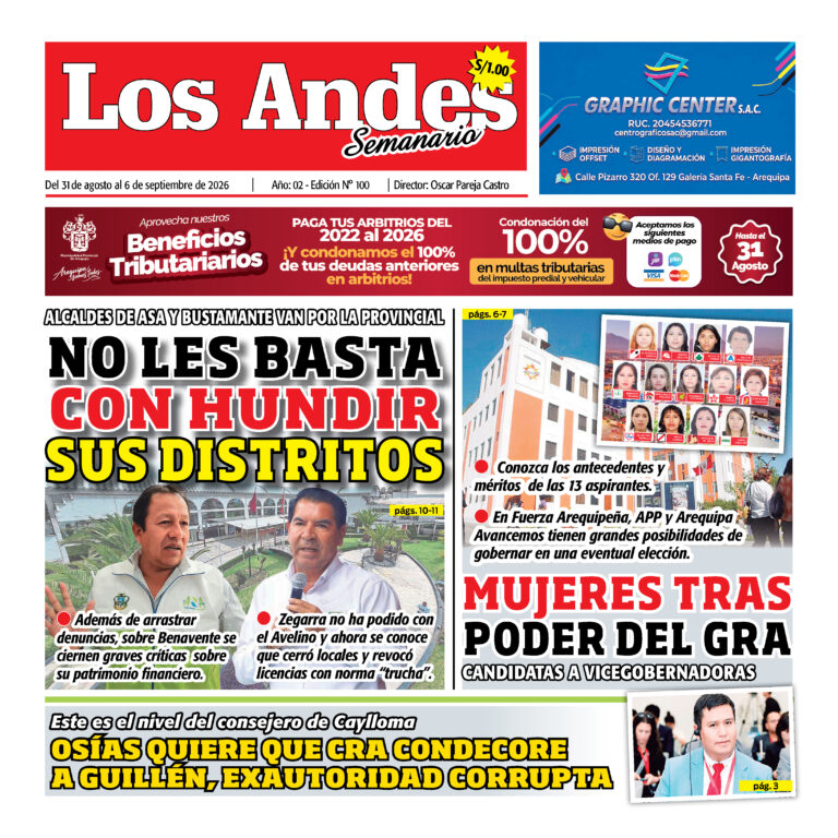 Semanario Los Andes 31/08/2026