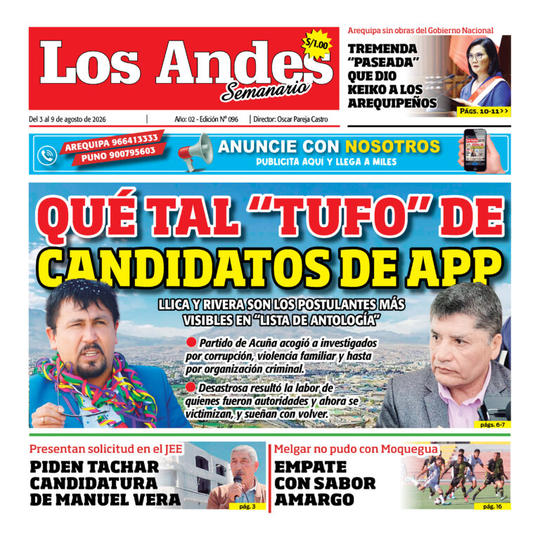 Semanario Los Andes 03/08/2026