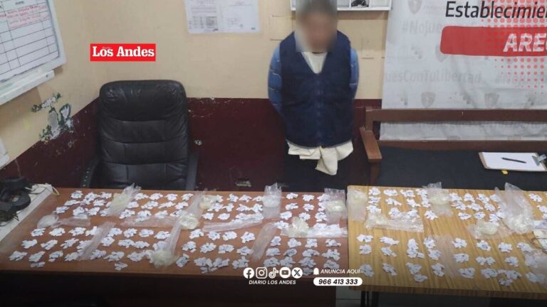 PNP incauta más de 1600 ketes de droga a un interno en el penal de Socabaya