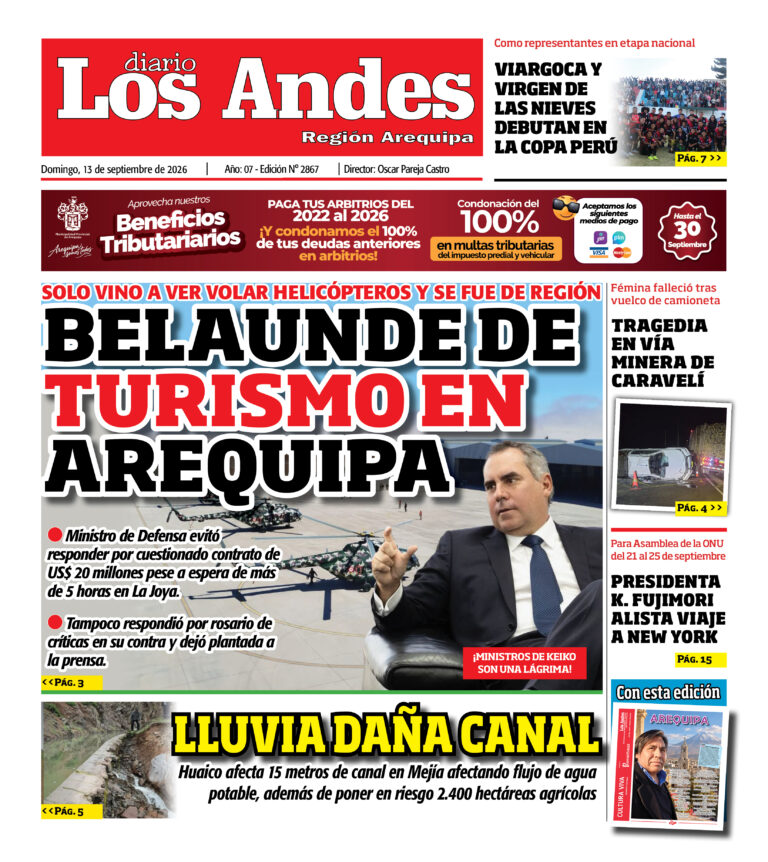 DIARIO LOS ANDES AREQUIPA: 13/09/26