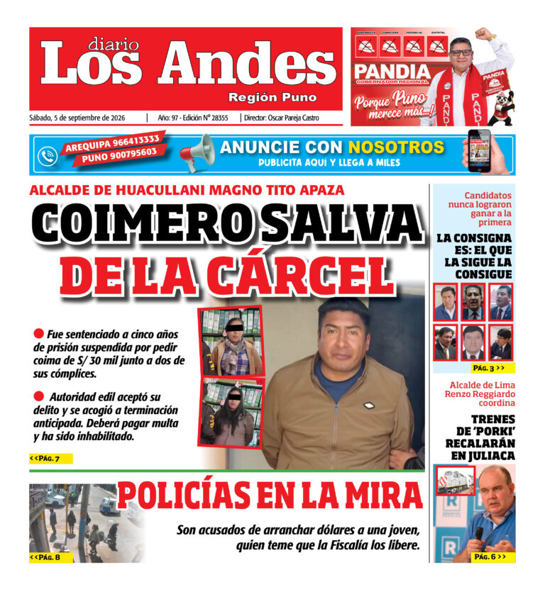 DIARIO LOS ANDES PUNO: 05/09/26