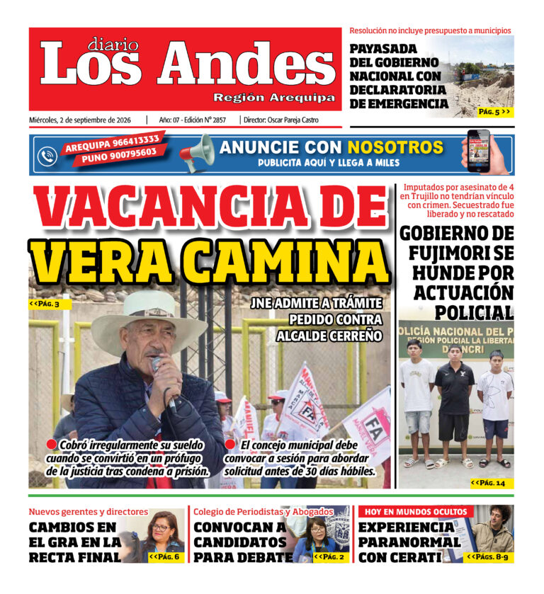 DIARIO LOS ANDES AREQUIPA: 02/09/26