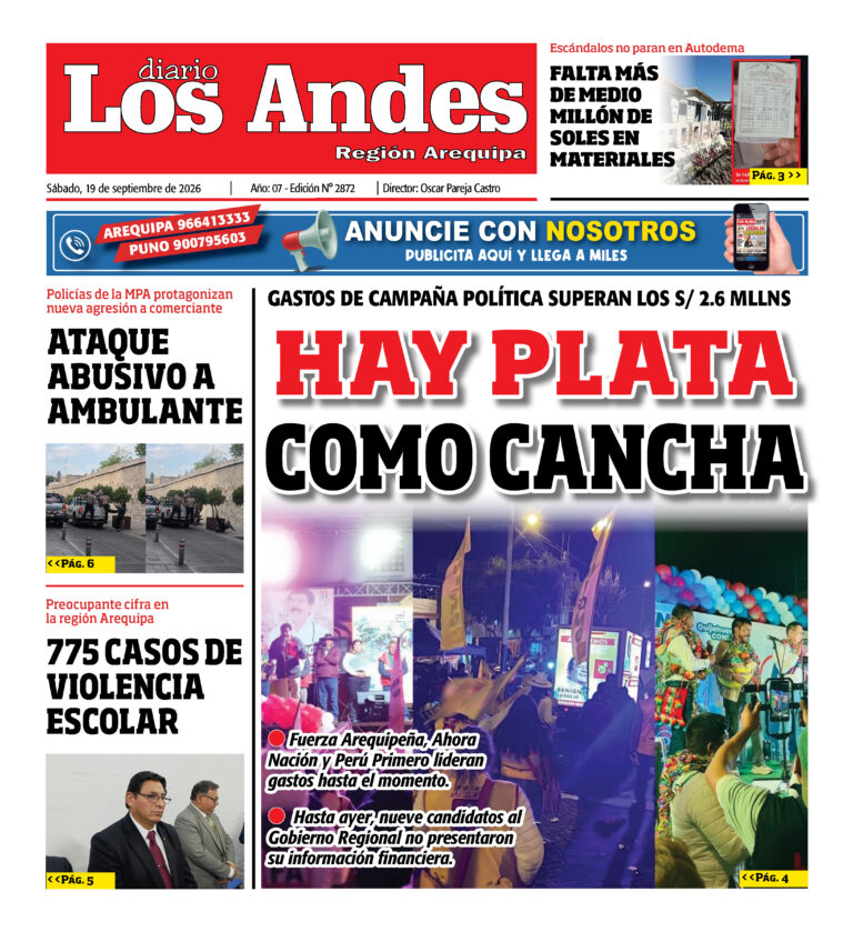 DIARIO LOS ANDES AREQUIPA: 19/09/26