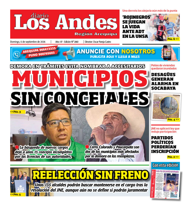 DIARIO LOS ANDES AREQUIPA: 06/09/26